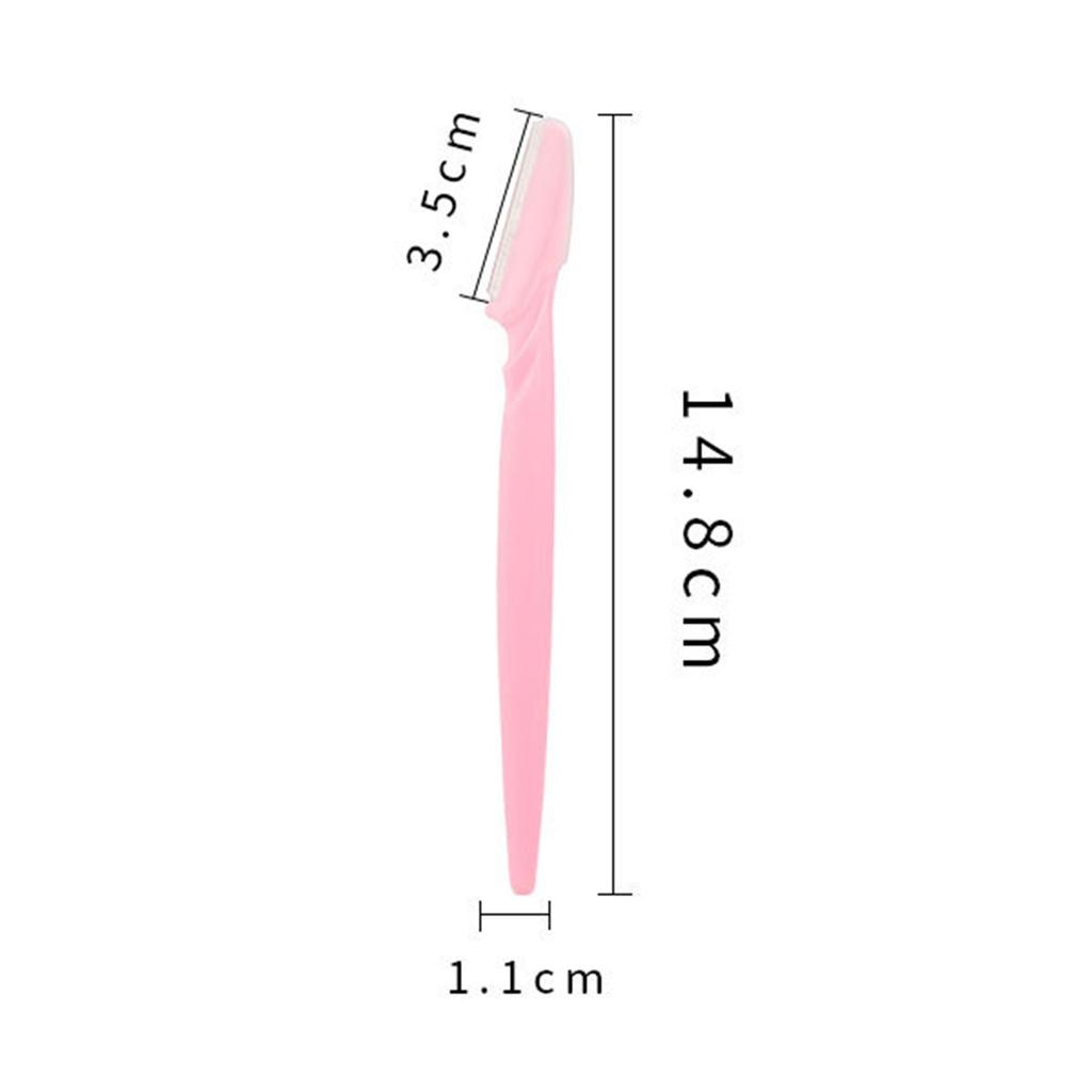 3KS Sada zastřihovačů obočí Bezpečný nerezový odstraňovač obočí odolný proti rzi pro začátečníky