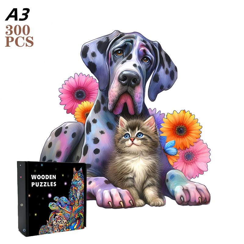 Brain Teaser 3D Wooden Puzzle Ideal for Adult Children Rainbow Fantasy Infant Dragons Animal Irregular Christmas Present Boxs Playthings