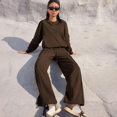 Women's Casual Fashionsuit Long-sleeved Sweater Set Women's Colthing Y2K for Women 2 Pieces Pants Sets Sports Suit