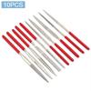STONEGO 5PCS/10PCS Set de limes aiguilles 3x140mm Outil d'artisanat pour la gravure sur diamant de joaillier Outil à main pour métal, verre, pierre