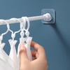 Home Bathroom Accessories Wall Hanger Clothes Rail Bracket Rod Support Stand Curtain Rod Bracket Curtain Rod Holder