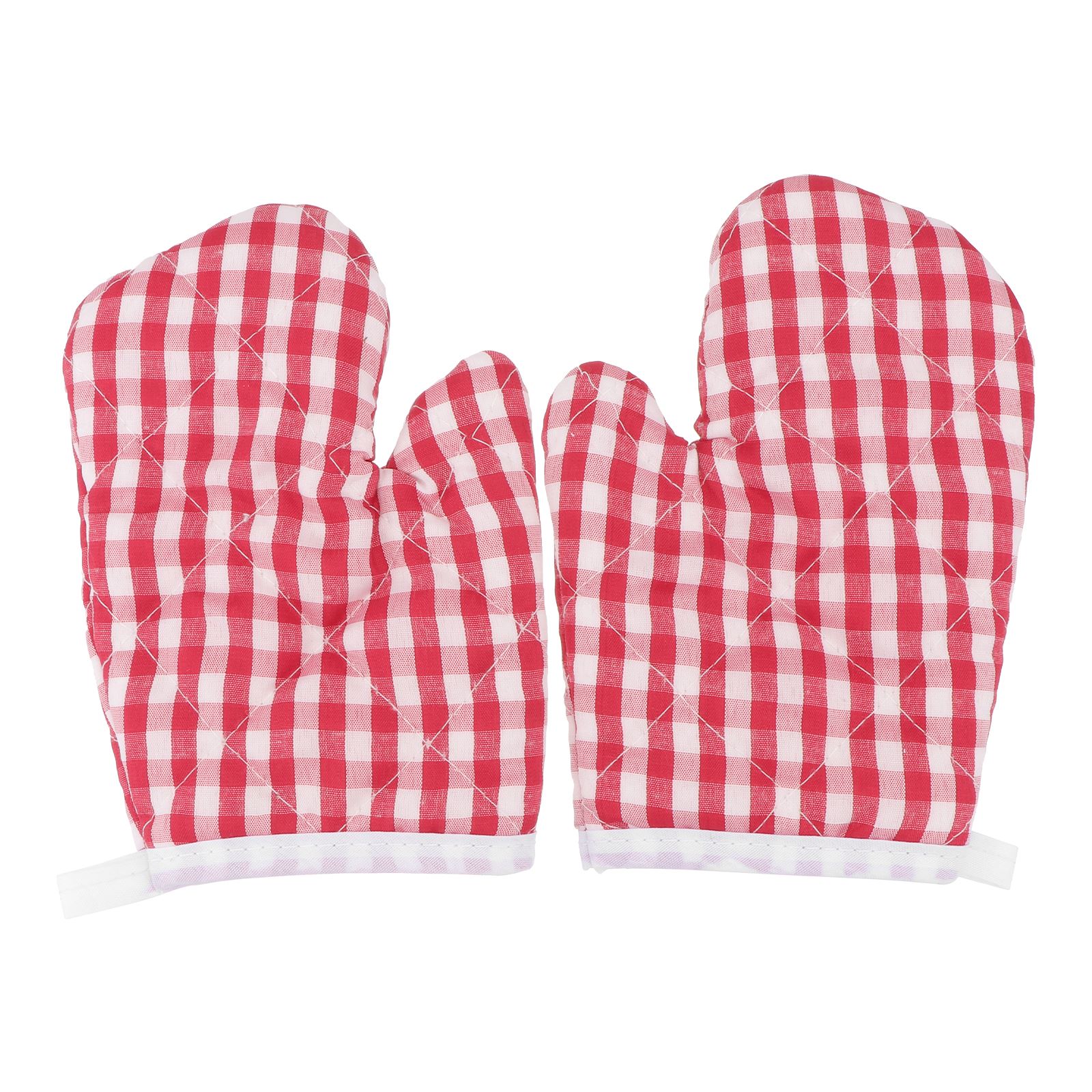 2pcs Kids Heat Insulation Anti-scald Gloves Kitchen Microwave Oven Gloves Mitts Baking Gloves