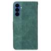 For Samsung Galaxy S26/S26 Pro Case Geometry Pattern Leather Wallet Phone Cover with Wrist Strap
