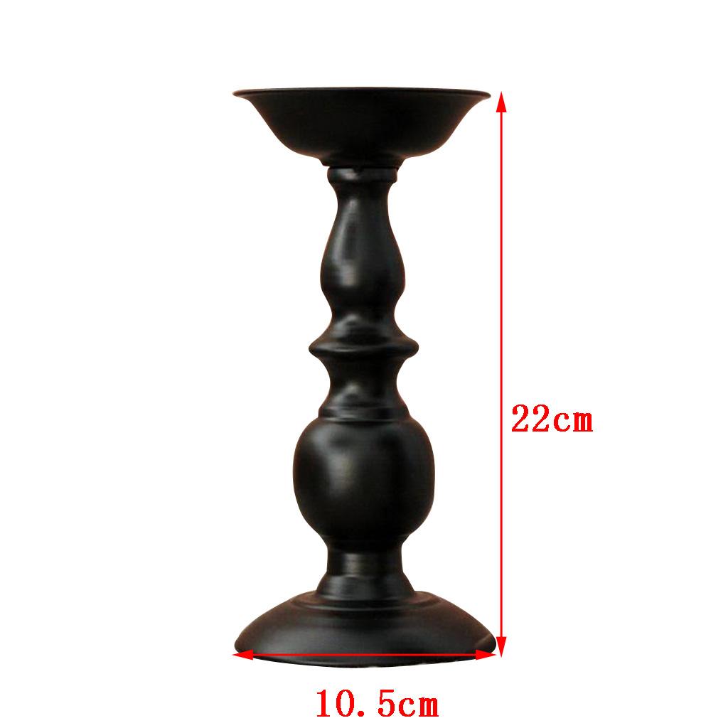 Iron Candle Holder Candelabra Candle Decoration on Desk / Floor
