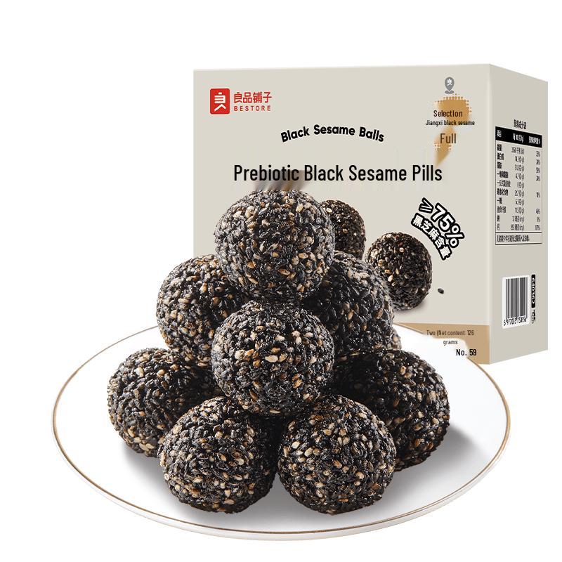 Liangpin Puzi Probiotic Black Sesame Balls
