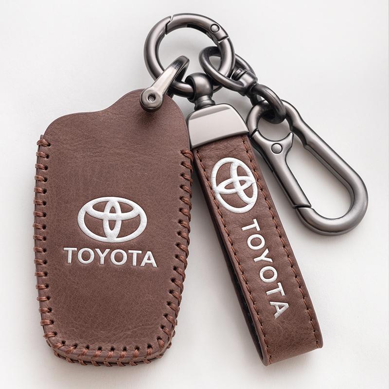 Car Smart Remote Key Case Cover Holder Shell Fob For Toyota Corolla Prius Camry CHR C-HR RAV4 Altis Land Cruiser Prado Keyless