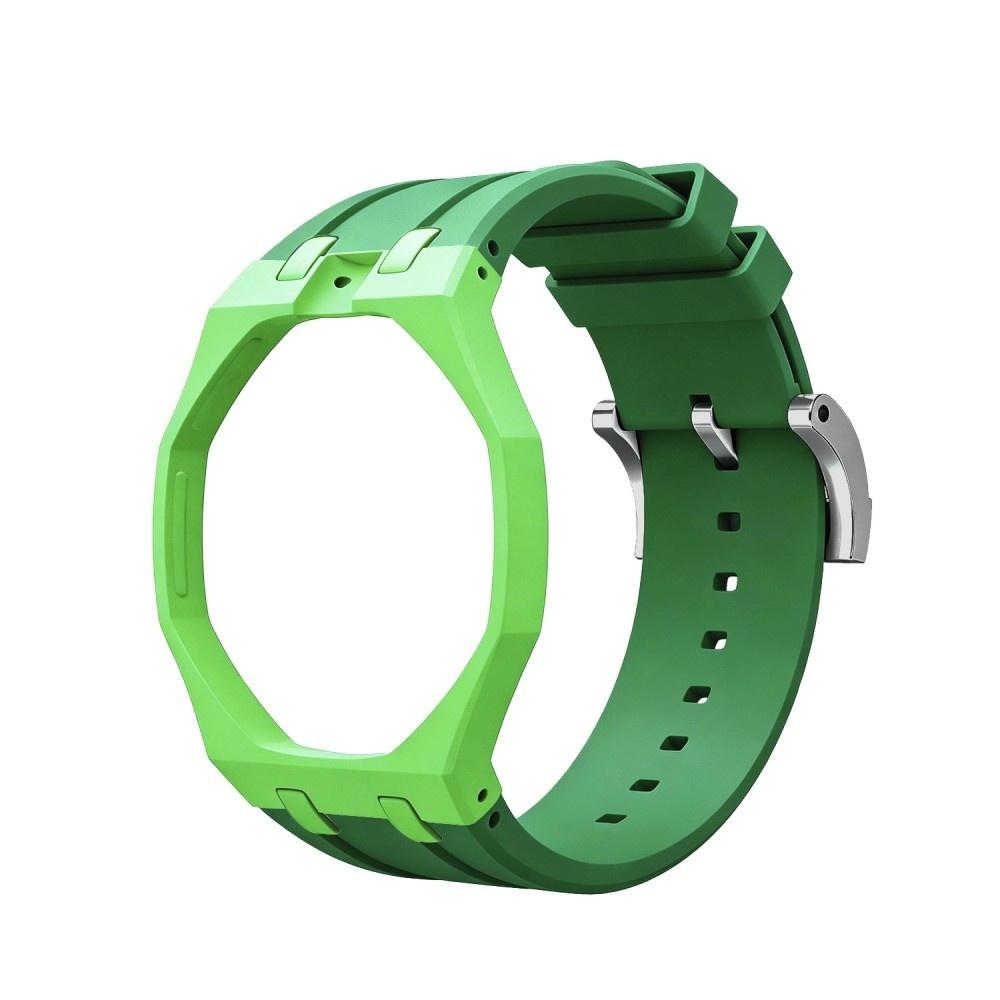 Dreifarbiger integrierter Silikon-Uhrenarmband-Mod-Kit mit Faltschließe Kompatibel mit Swatch X Royal Pop Uhrenzubehör