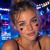 Halloween Face Tattoos Temporary Tattoos, Realistic Waterproof Water Transfer Stickers, Skin-friendly Tattoo for Adults Breathable Body Art,
