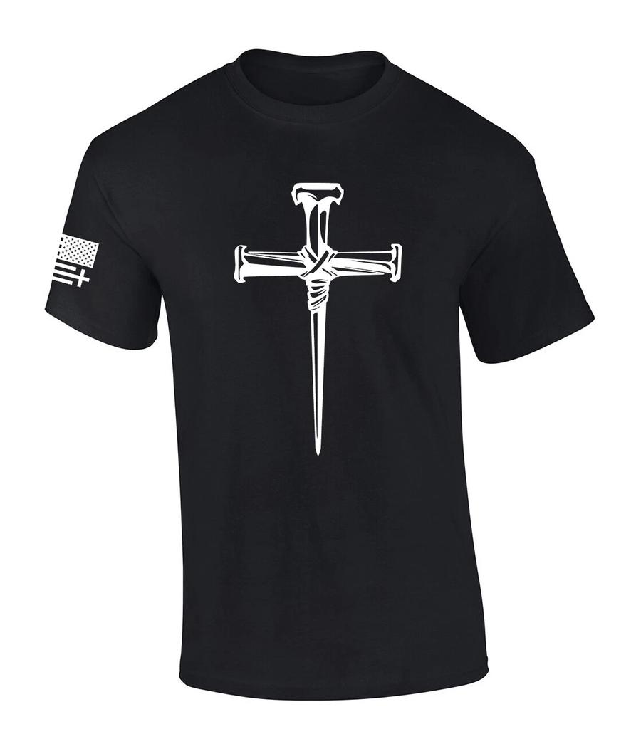 Jesus Nail Cross Coventry Cross of Nails Mens Christian Short Sleeve T-Shirt