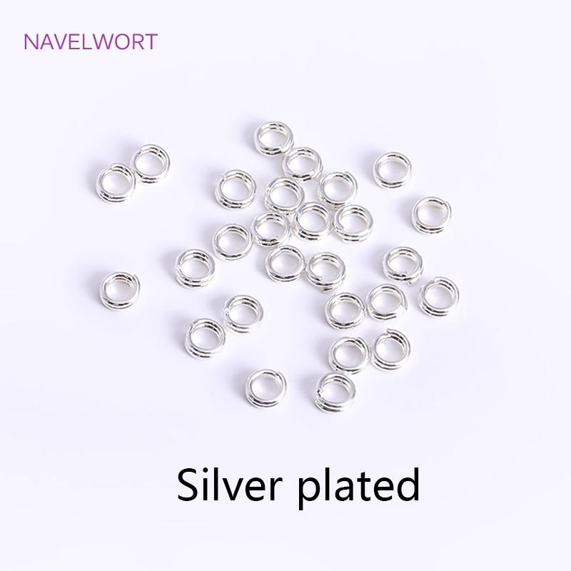 18K Vergoldete Sprengringe,Doppelschleifenringe,Verbindungsringe Für Schmuckherstellung,Zubehör Für Schmuck DIY Handgemachte Handarbeiten