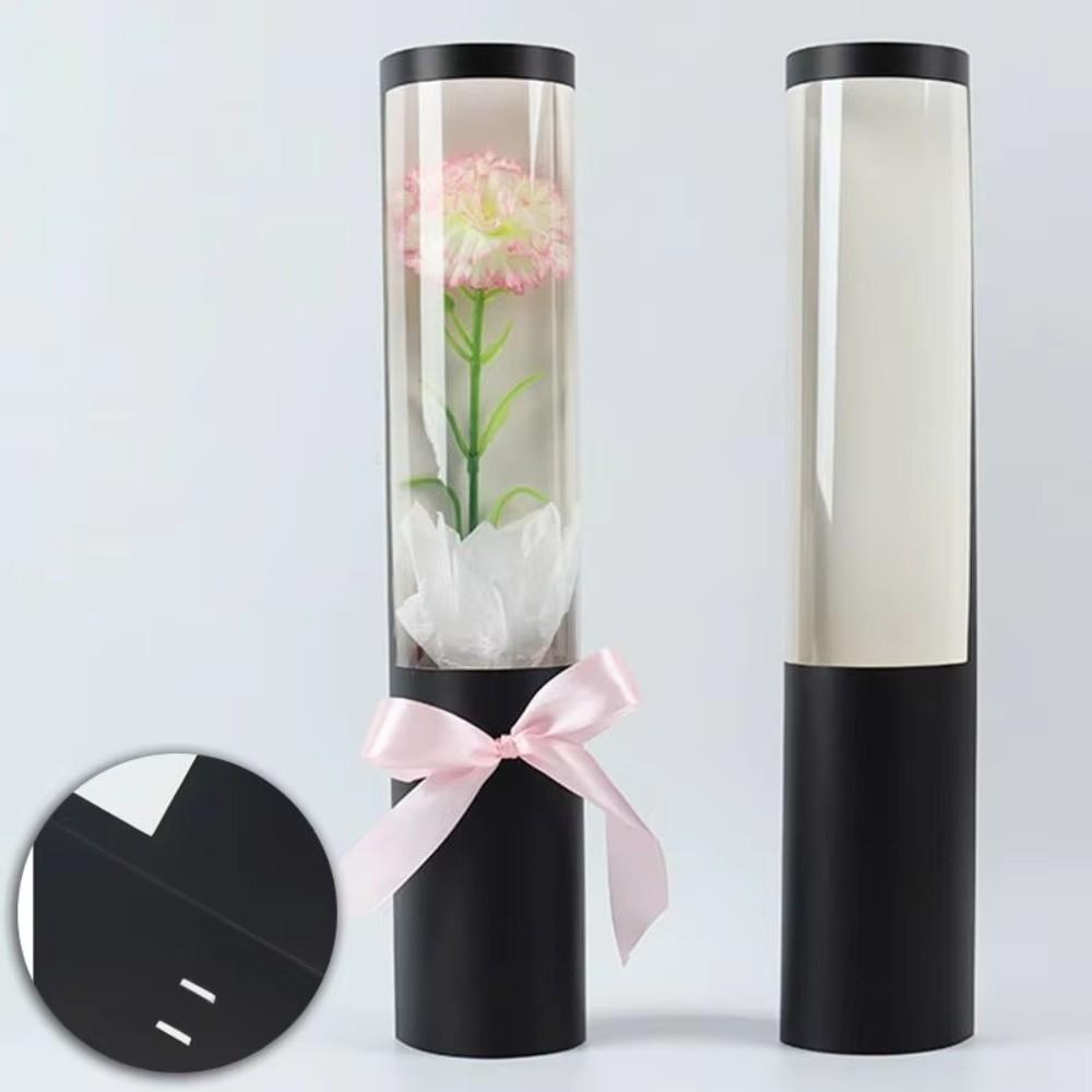 5pcs Waterproof Rose Flowers Box Transparent Bouquet Packaging Bags  Valentine's Day