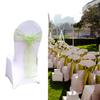 40Pcs Exquisite Workmanship Chair Bow Sash Wear-resistant Polyester Bow Knot Organza Chair Sashes Wedding Decoration
