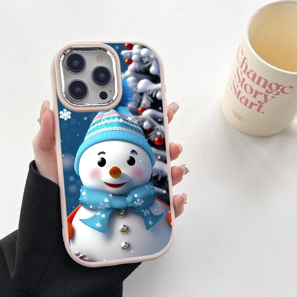 N110 С Новым годом Счастливого Рождества Снеговик Мягкие чехлы для телефонов Samsung S24 — фото 18