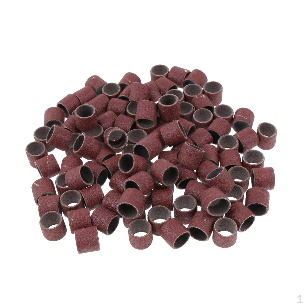 100 Pieces Sanding Drums Sanding Bands Sleeves For Rotary Tools