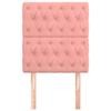 Tête de lit - Maison Exclusive - Rose velours - 80 x 7 x 118/128 cm - Hauteur réglable
