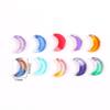 Glass Symphony Moon Small Pendant Crescent Moon Bead Bracelet Pendant Diy Bracelet Necklace Pendant Loose Bead Jewelry Accessories