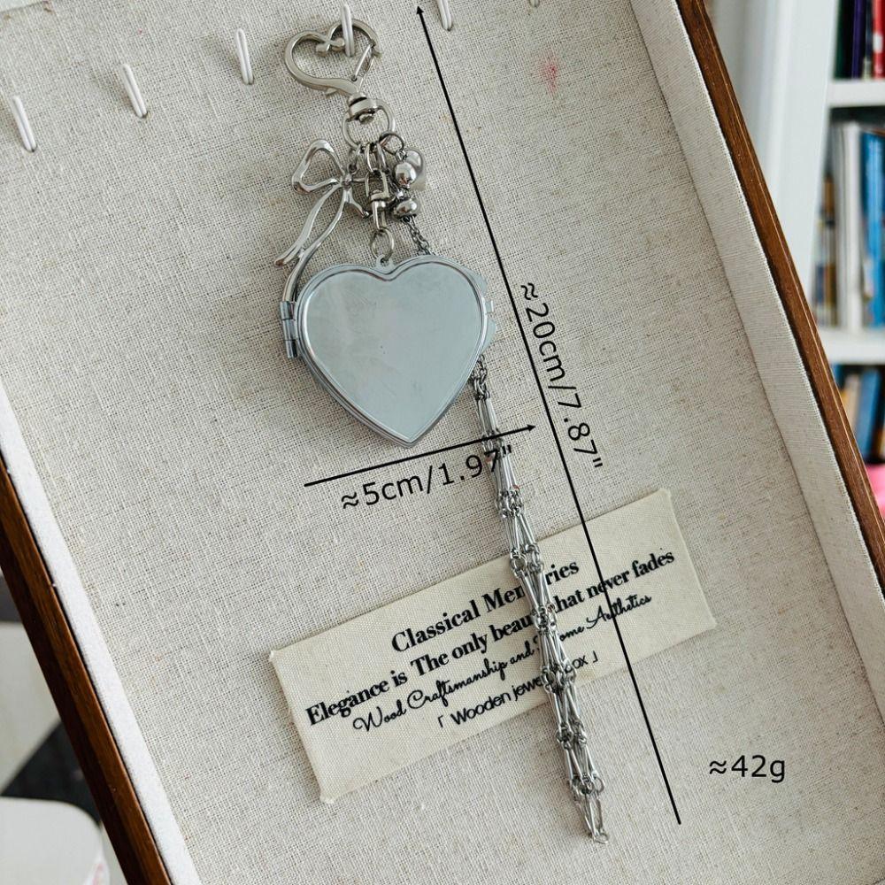 Charm Bag Accessories Lip Balm Bag Key Chain Stainless Steel Lipsticks Holder Protective Cover