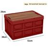 Miflame Outdoor Camping Storage Box with Wooden Lid