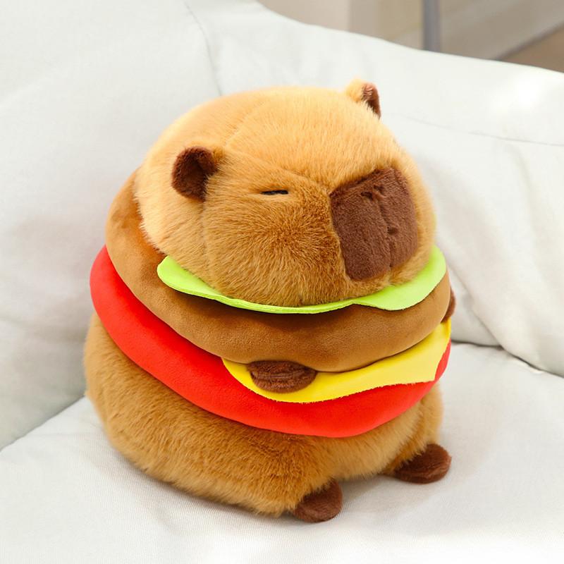 Capybara Plush Toy Stuffed Animal Pillow Soft Short Plush Gift For Girls