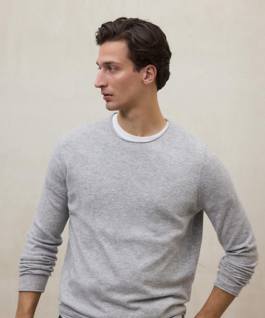 Ekoalpeu Men'S Light Grey Ulan Sweater