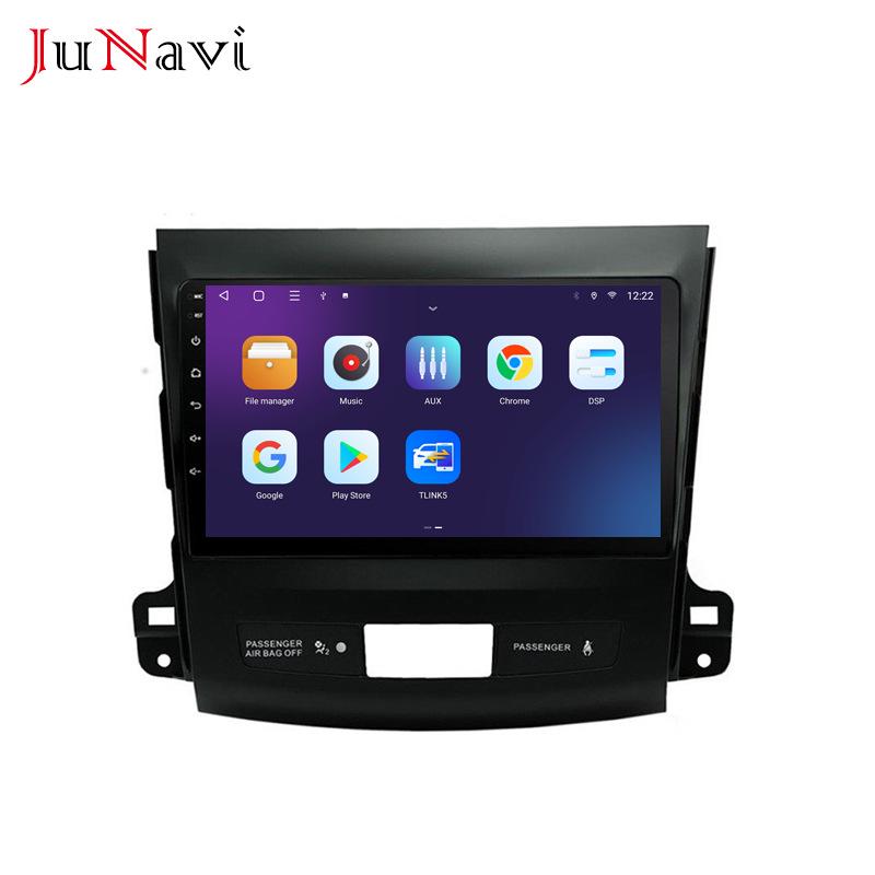 Mitsubishi Outlander 07-13 Wireless CarPlay Android Navigation with Large Screen DSP Integration.