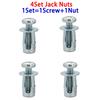 M4 M5 M6 M8 Petal Shape Metal Nut Expansion Screw Molly Jack Nuts Jacknut License Plate Fix Panel Clamp Lock Rivet Nut Rivetnut