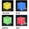 Six-sided 3D Maze Keychain Intelligence Rolling Ball Keychain Maze Toys Keyring  Party Favors