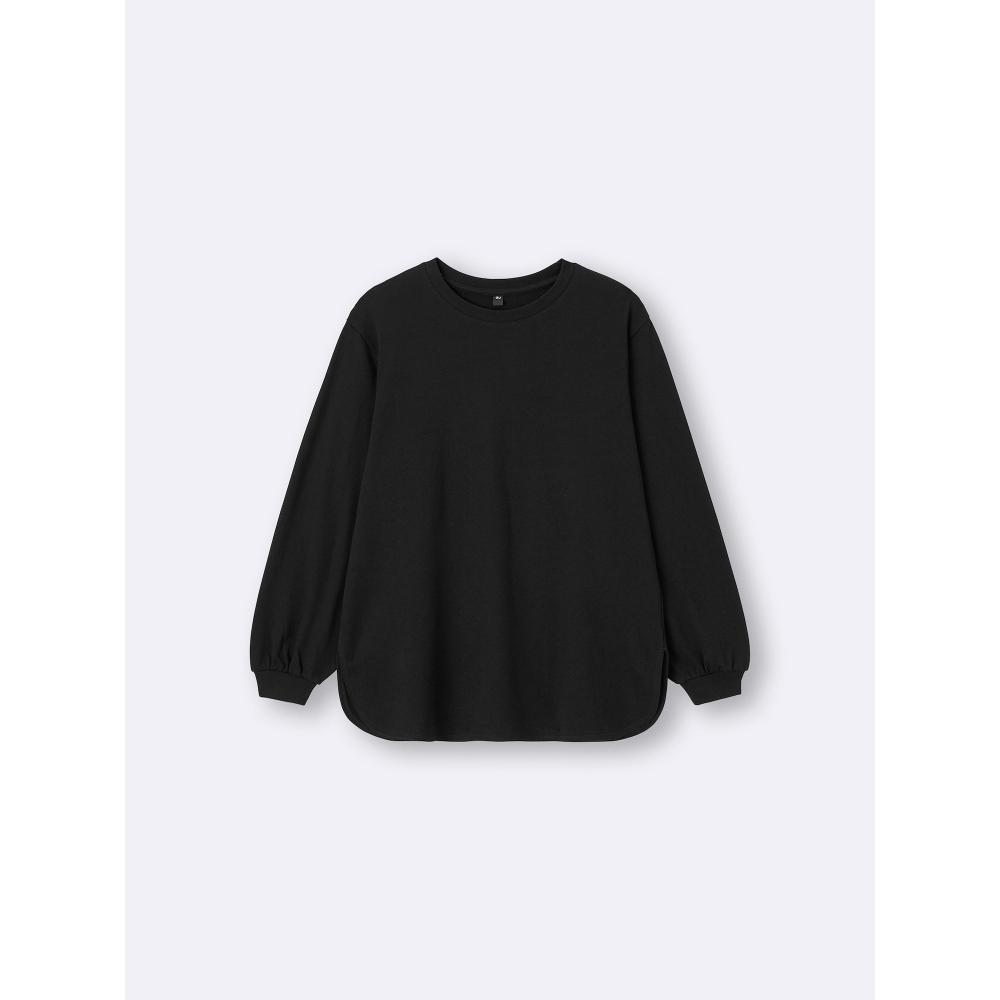 Gu By Uniqlo LighT SweaT Oversized T  Long Sleeve 