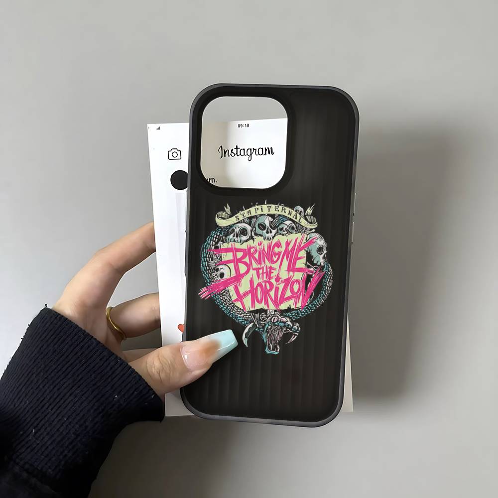 B-Bring M-Me The B-BMTH H-Horizon Phone Case For IPhone 17 16 15 14 13 12 11 Pro Max Plus Corrugated Bumper Back Cover Shell