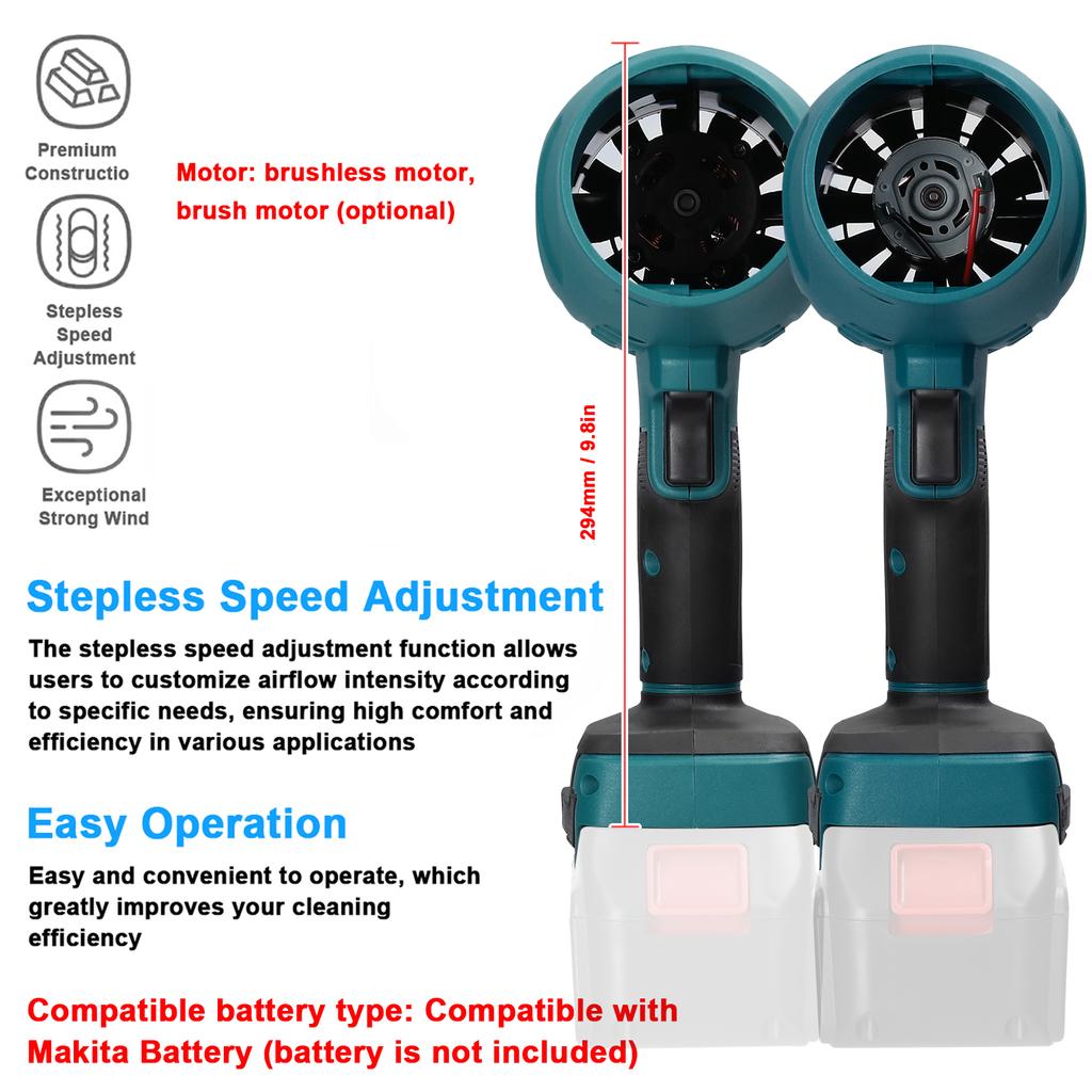 Handheld Ducted Turbofan High Power Jet Fan Lithium Violent Fan Multifunctional Car Washer High