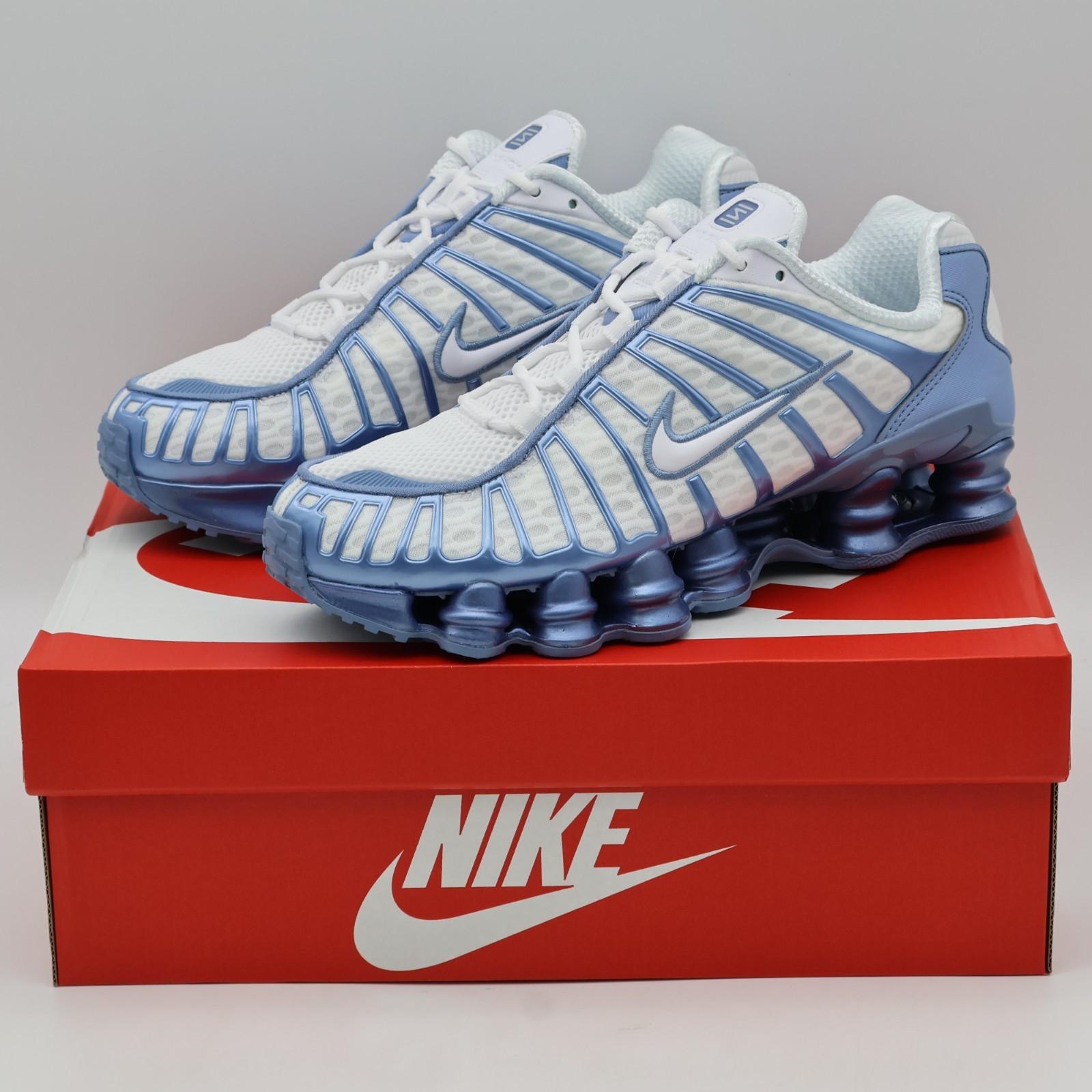 AR3566-106 Nike Shox TL White Work Blue (Women s) 5W