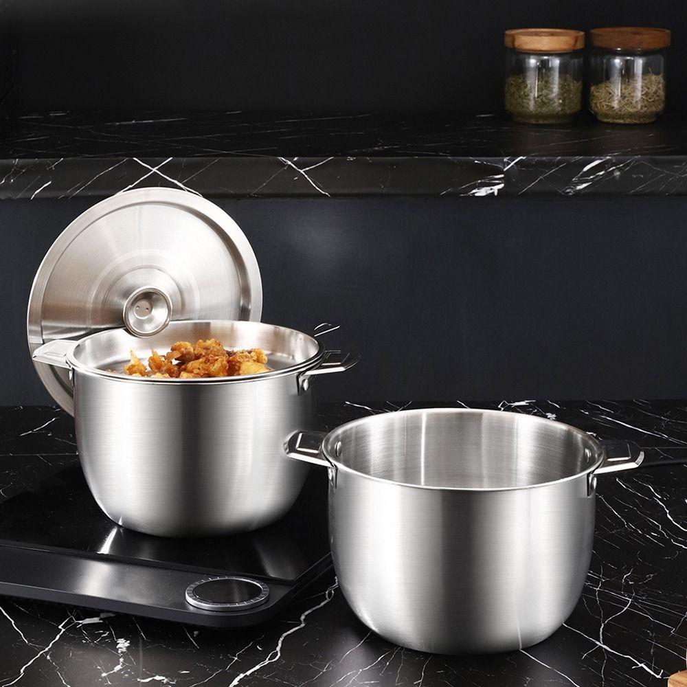 Large Capacity Stainless Steel Oil Can Stainless Steel Grease Container  Cooking Tool