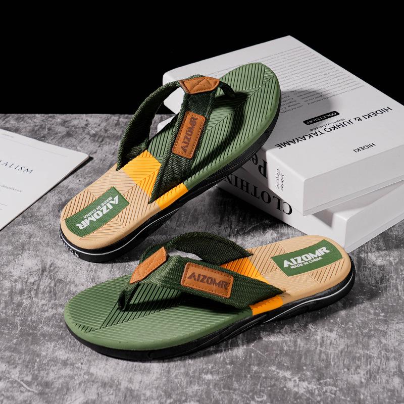 Cool Road 2026 Men's Non-Slip Odorless Flip-Flops: Durable Casual Beach Sandals