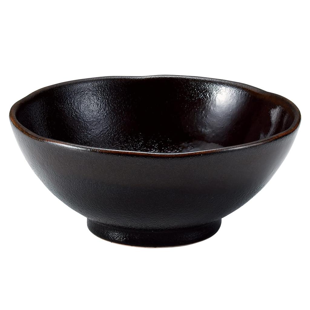 Santo Banko Ware Noodle Tenmoku Made In 17286 Bowl, 20cm, Style, Japan,