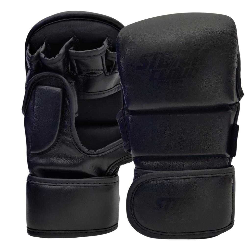 StormCloud MMA Sparringhandschoenen 7oz Rookie Zwart/Zwart M/L