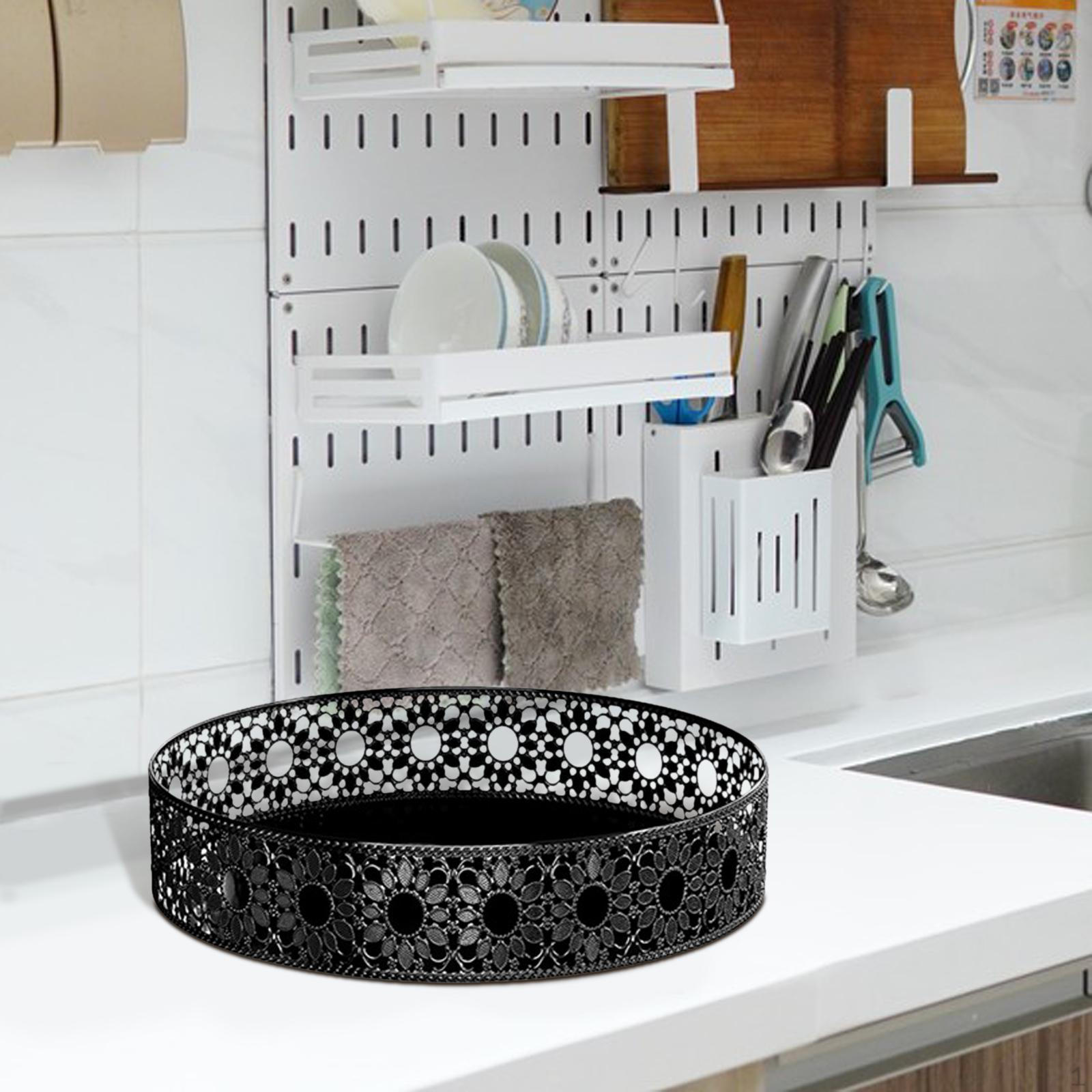 

Поворотный поднос для ванной комнаты, подставка для специй, кухонная столешница для столовой
