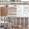 Wood Contact Paper Peel and Stick Wallpaper Self Adhesive Removable Vintage Faux Wood Wall Paper Plank Shelf Home Decoration