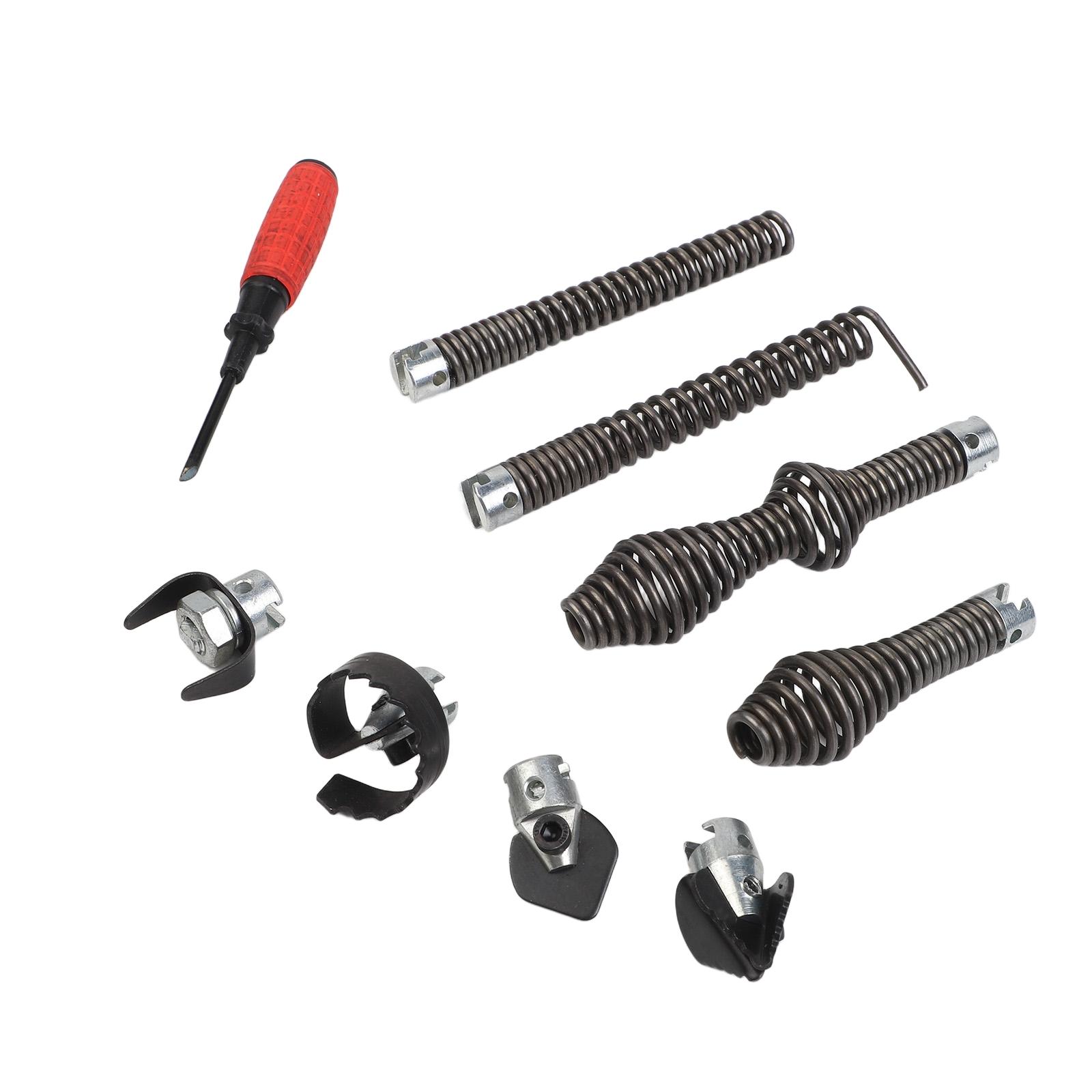 Auger Cutter Set Drain Cleaner Kit Effective Blockage Removal Flexible Plumbing Solutions Plumbing Tools Drain Cleaning Tasks China Mainland