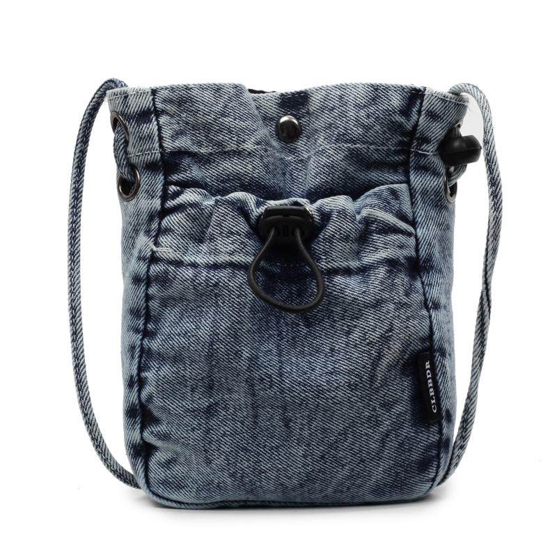 Lightweight Mobile Phone Bag Women's Denim Crossbody Bag Travel Coin Purse