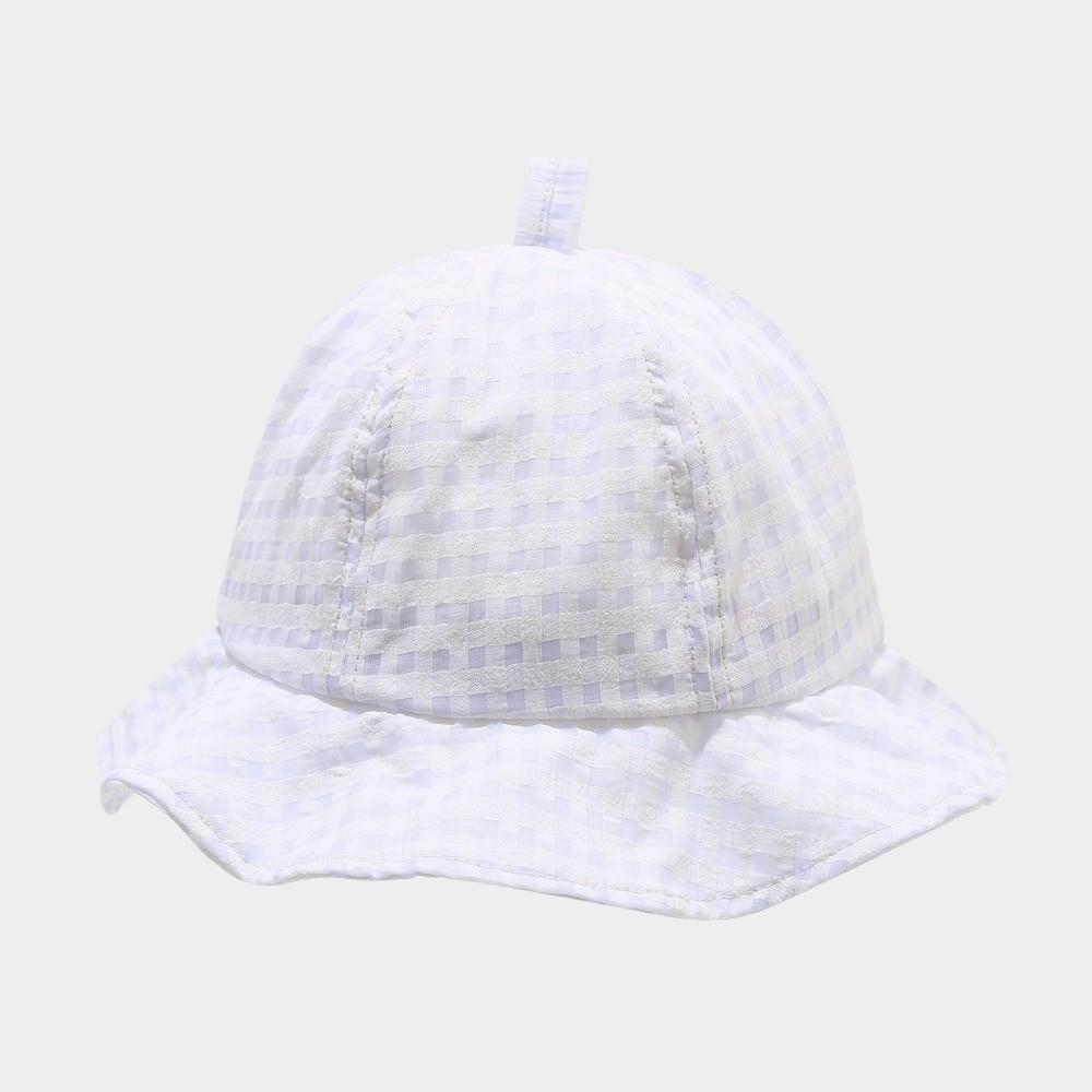 Japanese Plaid Bucket Cap Summer Women's Sun Hat Fashion Fisherman Caps  Outdoor