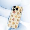 For iPhone 17 Pro Case Leaves Pattern Printing Straight Edge TPU Phone Back Cover