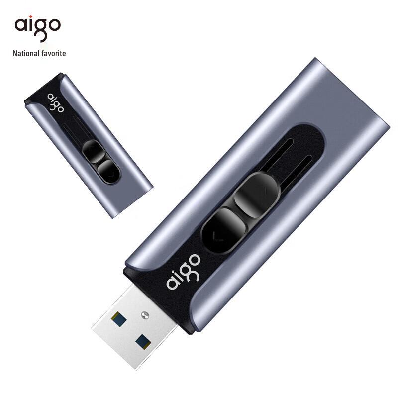 aigo U335 USB 3.0 Retractable Metal Flash Drive