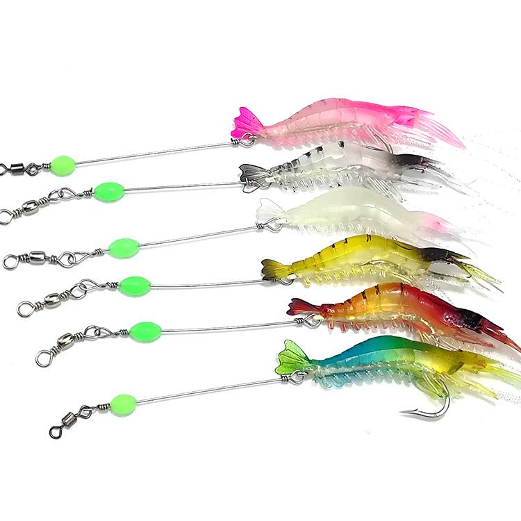 Weihai High Simulation Soft Bait Shrimp Lure with Hook