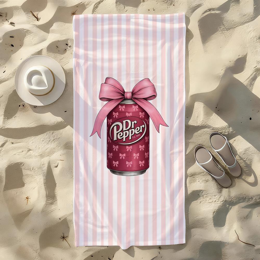 Hot Drink K-Keurig D-Dr P-Pepper Towel For Swim Yoga Gym Quick Drying Soft and Skin-friendly Beach Towels All-Season