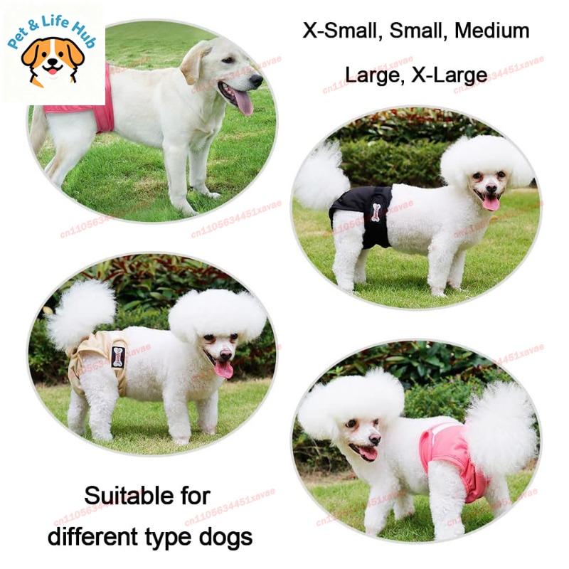 Female Dog Diapers Reusable Washable Puppy Physiological Pants Highly Absorbent Sanitary Wraps Hygiene Pants For Dogs