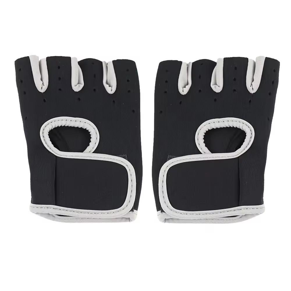 Half Finger Fitness, Anti Slip, Breathable Cycling, Weightlifting, Iron Rolling, Shock-absorbing, Hand Palm, Sports Gloves