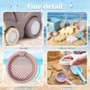 Beach Toys for Toddlers Kids Sand Toys Train Beach Truck Beach Bucket Scoop Trowel Colander Rake Sand Castle Toys Sandbox Toys