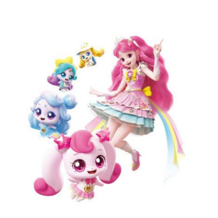 Shooting Star Catch! TeenyPing 5 Size Sticker Set 5 Types