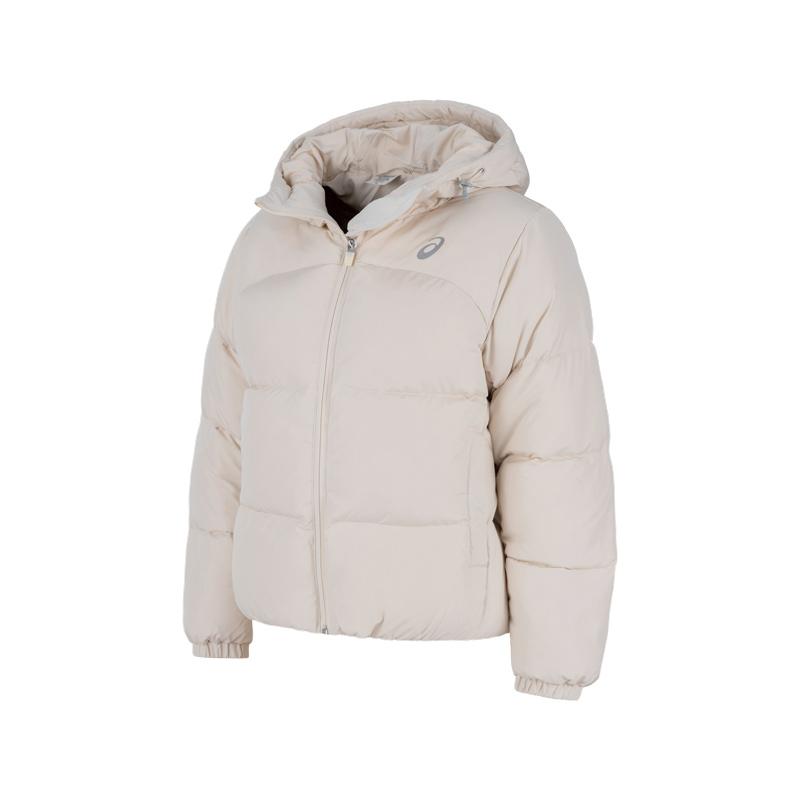 Asics Reflective Logo Duck Down Warm Hooded Long Sleeve Down Jacket Women outerwear 2032D465-200