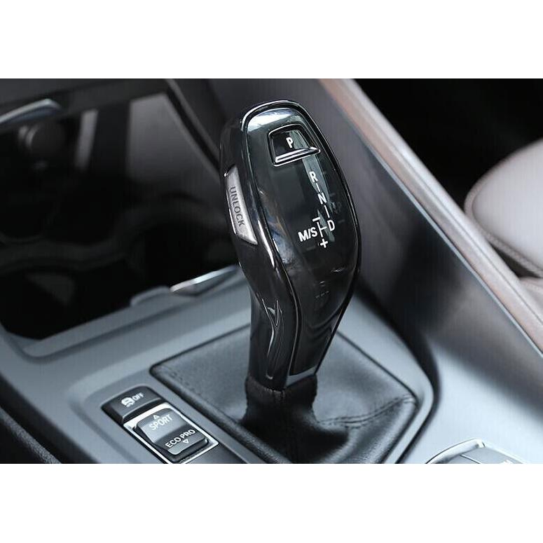 Bright Black Inner Gear Shift Knob Decor Cover Trim Fit For BMW X2 F39  1PCS